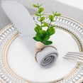 thumbnail image 4 of Dvkptbk Hand Towels Napkin Rings Exquisite Dinning Table, Dinner Tables Setting Decoration for Holiday Family Wedding Home Essentials on Clearance, 4 of 9