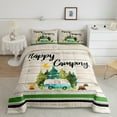 thumbnail image 2 of Erosebridal Cartoon Car Bedding King Comforter Set,Happy Camping Comforter Sets King Size,Lodge Cabin Duvet Insert,Breathable Boys Bedroom Decor,Reversible,3pcs, 2 of 8