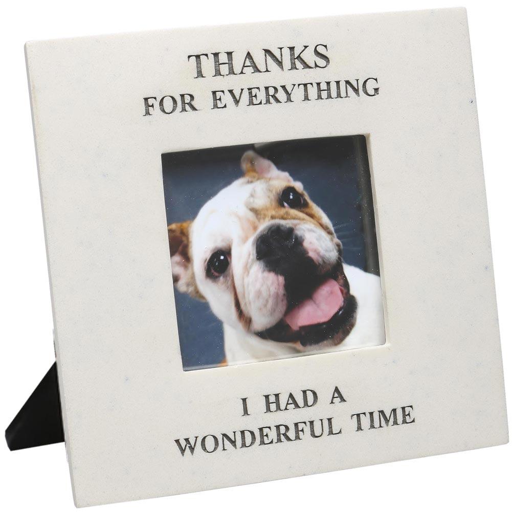 Memorial Pet Photo Frame Thanks For Everything I Had a Wonderful Time