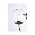 thumbnail image 5 of Lennon 31.5 inch pendant in black with clear shade, 5 of 8
