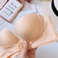 thumbnail image 5 of Saient Women Sexy Strapless Front Buckle Bra Push Up Lingerie Backless Bras Seamless Bralette Underwear, 5 of 6