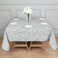 thumbnail image 2 of Floral 42" Square Waterproof Tablecloth, Floral Print Polyester Table Cover, 2 of 6