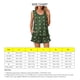 thumbnail image 5 of Women Heart Print Ruffle Pajamas Set Crewneck Tank Top Slant Pocket Shorts 2 Piece Sleepwear Loungewear OD Green XL, 5 of 6