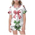 thumbnail image 1 of WEAIXIMIUNG Pajamas For Children Shirt And Pant Matching Set Sleepwear Set With Pockets For Christmas 2-3 Years, 1 of 4