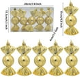 thumbnail image 2 of 5 pc Sweet Candy Drop Christmas Ball Ornament Indoor/Outdoor Christmas Tree Decoration Fall Wedding Birthday Halloween Thanksgiving Christmas Holiday Decor, 2 of 2
