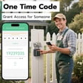 thumbnail image 2 of Dhiedas New Smart Padlock with Key, Heavy Duty Combination Padlock, RFID Pad Lock with Codes Bluetooth APP Access, Outdoor Waterproof Electronic Key Lock for Gate Fence Shed L, 2 of 7