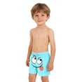 thumbnail image 4 of ITSAME Boys Swim Trunks, Fashion Print Quick-Dry Elastic Waist Summer Casual Beach Shorts for Kids Blue 8-9T, 4 of 8
