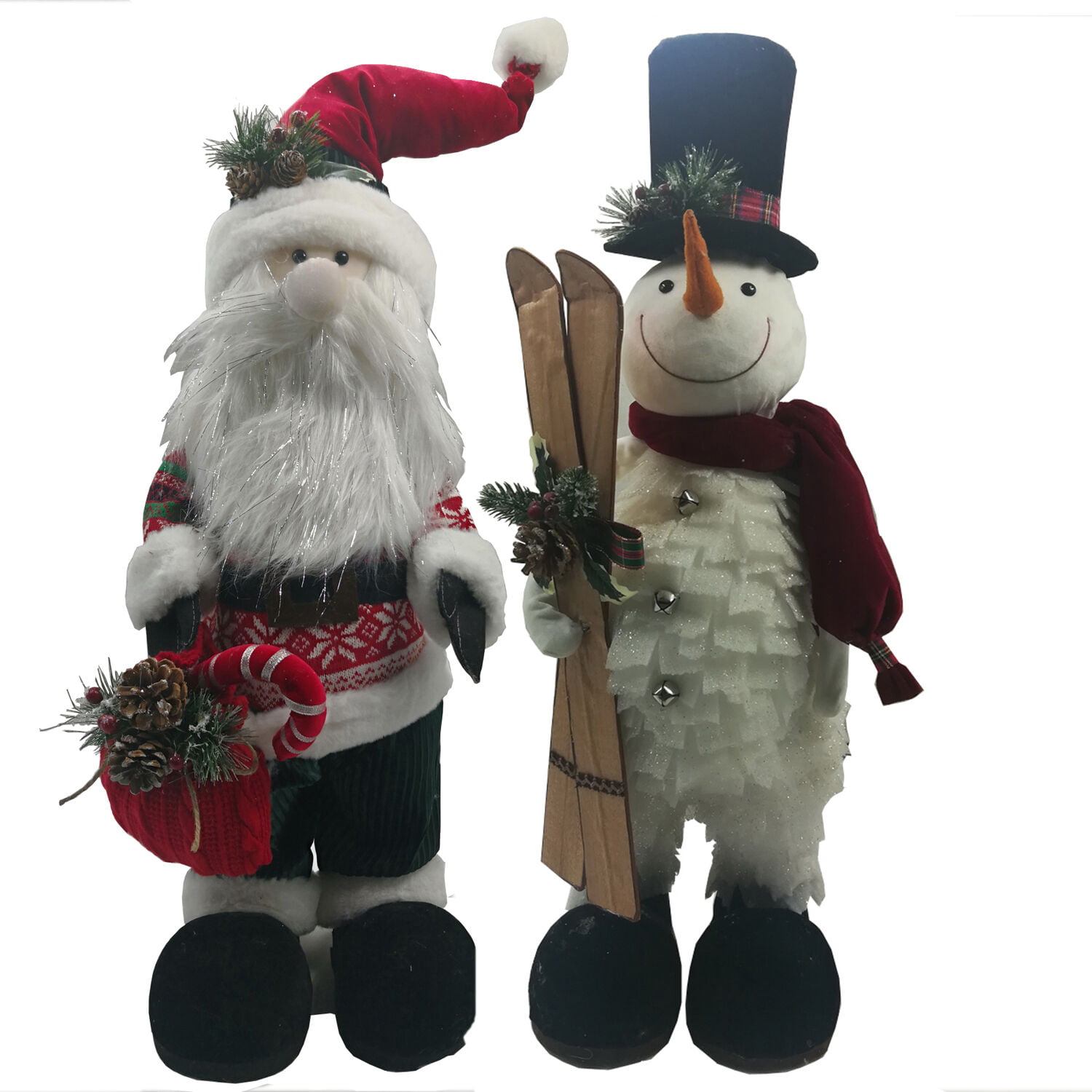 Holiday Wine Bottle Covers Reindeer Santa Elf Snowman 