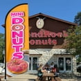 thumbnail image 5 of QSUM Mini Donuts Themed Swooper Flag, 11 FT Mini Donuts Signs Featehr Flag for Store Sales(ONLY FLAG), 5 of 5