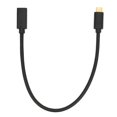 thumbnail image 1 of Cable TypeC a TypeC 10Gbps USB 3.1 Carga rápida ABS TypeC hembra a TypeC macho para MacBook Pro para Huawei (1 m 3,3 pies), 1 of 8