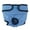 Blue, variant on SPRING PARK Waterproof Dog Underwear Flexible Physiological Pants Puppy Female Pet Sanitary Diaper for Small Medium Large Dogs