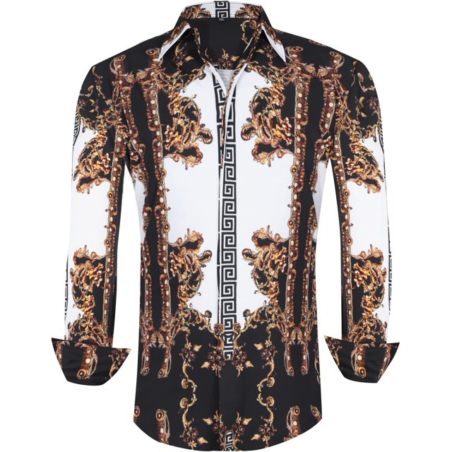 Camisa para hombre informal de calle para uso diario otoño e invierno camisa clásica a rayas de manga larga holgada y cómoda con estampado 3D