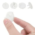 thumbnail image 3 of 24 Pack Outlet Covers Proofing, Plug Covers Easy Installation Electric Plug Protectors Safety Socket Cover Protector White, 3 of 6