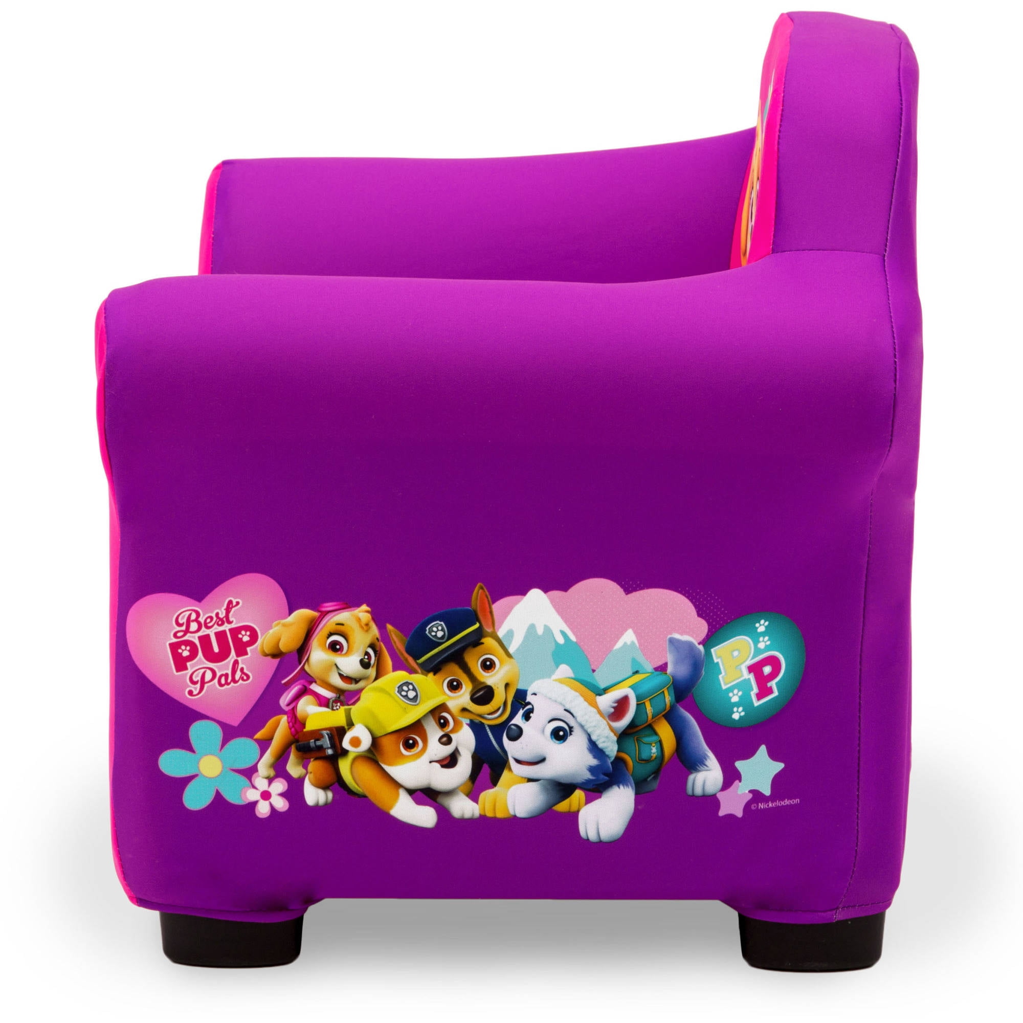 Nick Jr. PAW Patrol Skye & Everest Kids Upholstered Chair with