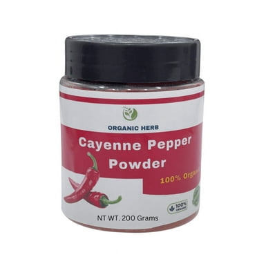 ORGANIC HERB Cayenne Pepper, 8oz, Pure, USDA Certified, Non-GMO, Hand Crafted