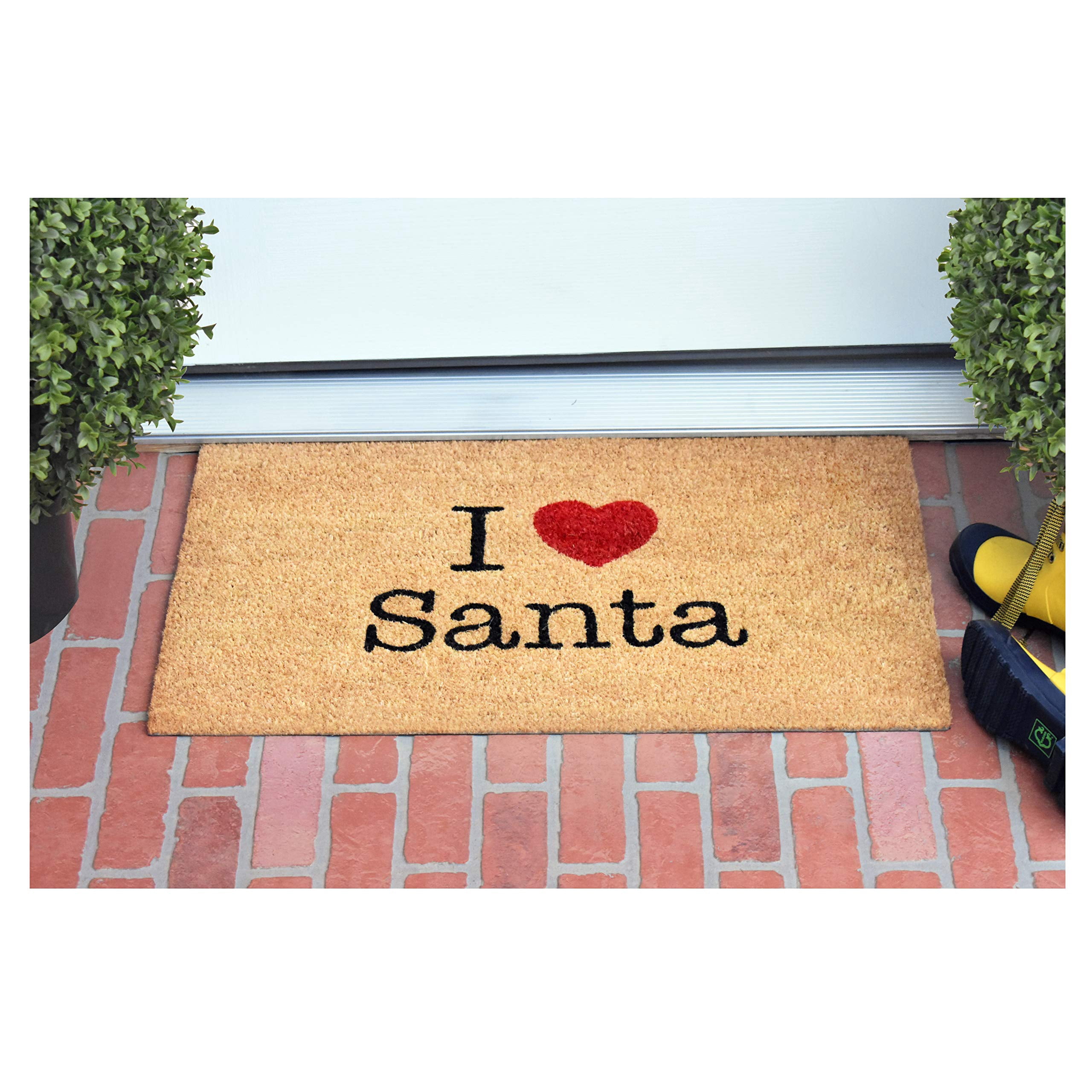Calloway Mills Love Santa Outdoor Doormat