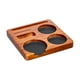 thumbnail image 1 of Estación de apisonado para espresso, organizador de madera para accesorios de espresso, estación multifuncional para apisonar accesorios de café, 1 of 8