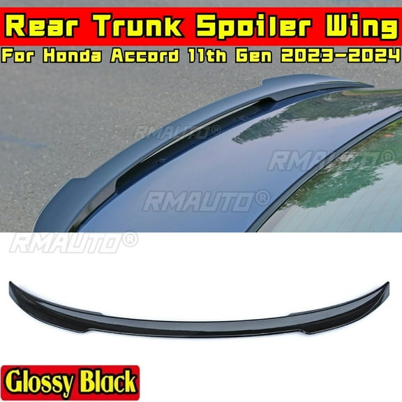 Accord Car Rear Spoiler Glossy Black Sport Style Rear Roof Wing Body Kit For Honda Accord 11th Gen 2023-2024 Car Accessories