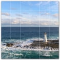 thumbnail image 1 of Picture-Tiles.com: Lighthouse Ceramic Tile Wall Mural WAL500823-66L. 48"W x 48"H using (36) 8" x 8" Ceramic Tiles-Satin Finish, 1 of 3