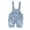 Blue, variant on Bysome Toddler Boys Pants Pants Kids Jean Solid Color Trousers Baby Girl Denim Suspender Clothes Pants Blue 2-3 Years