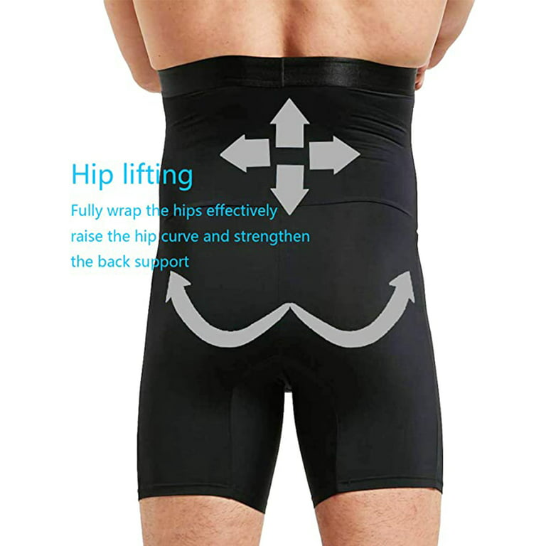 Lilvigor Men Slimming Body Shaper Tummy Control Waist Trainer High Waist  Briefs Shapewear Pants Underwear Boxers 