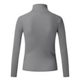 thumbnail image 7 of Women Knitted Sweater Solid Color High Neck Bottoming Turtleneck Sweater Tops T Shirt Women Blank Tech Pack Space Shirt Women Shirt Small Work Shirt Women Tee Shirt Women Womens Long Sleeve Shirt, 7 of 7