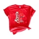 thumbnail image 1 of Gibobby Playera De Algodón Niños pequeños, niñas, niños, año chino de conejo, letras de año nuevo chino, estampados, camiseta （Rojo， 12-18 Meses), 1 of 3