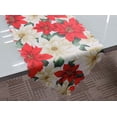 thumbnail image 2 of Camino de mesa navideño Fruta roja Anciano Sombrero Cabeza Claret Flores blancas Mantel Fiesta Cena Decoración Advancent JR0842-04, 2 of 5