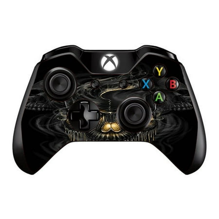 Glowing Skeleton - Skins Decals For Xbox One / One S W/Grip-Guard / Golden Skull, Glowing Skeleton