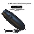 thumbnail image 2 of Silbato Electrónico Recargable por USB, Potente Silbato para Entrenadores, 3 Tonos de Volumen y 3 Sonidos de Silbato Ajustables, Color Negro., 2 of 6