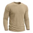 thumbnail image 5 of JIAYUE Men's T Shirt Relaxed Fit Casual Fashionable Round Neck Casual Long Sleeve Tees Everyday Soft Lightweight Breathable For Outdoor Workout And Sport Wear, 5 of 8