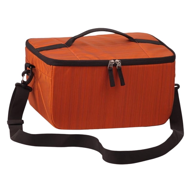 Bolso de la cámara Bolso conveniente Bolso impermeable del almacenamiento de la lente para la fotografía al aire libre Horizontal naranja Sunnimix Funda de cámara