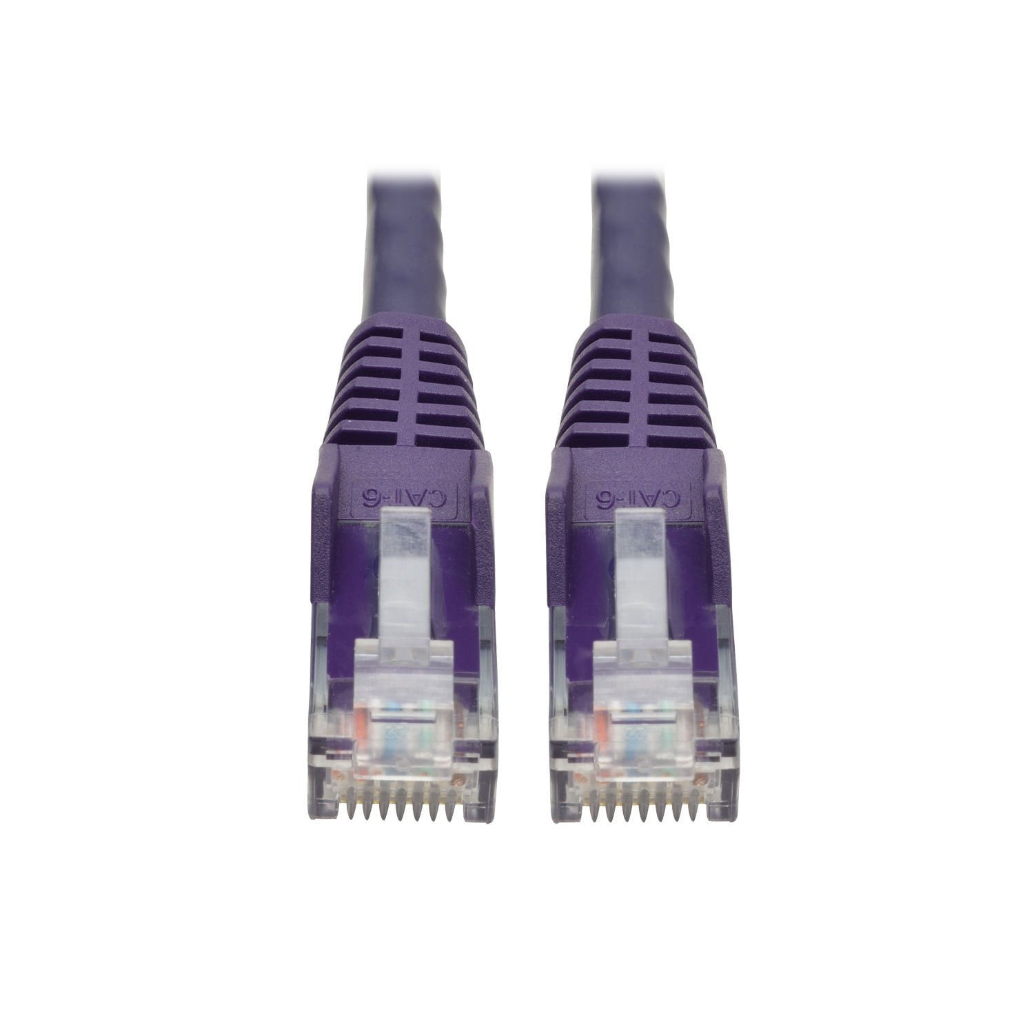 Purple 25 Feet Cat6 Snagless/Molded Boot Ethernet Patch Cable