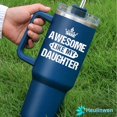 thumbnail image 2 of Funny Birthday Gift For Dad From Daughter, Awesome Like My Daughter Tumbler 40oz, Christmas Father''s Day Gift For Dad, Father In Law Birthday Gift From Daughter In Law, New Bonus Dad Gift, 2 of 6