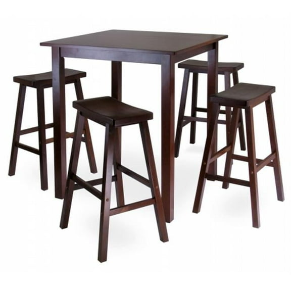 Parkland 5 Pieces Square High- Pub Table Set