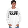 thumbnail image 5 of Anti Social Dog Lover Pet Puppy Owner Long Sleeve TShirt Men Women Brisco Brands S, 5 of 6