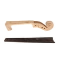 thumbnail image 1 of Tachiuwa Unfinished Headstock Peg Hole Neck Maple w/ Ebony Fingerboard Fret Set for 4/4, 1 of 8
