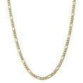 thumbnail image 6 of 14K Yellow Gold 5.35mm Semi-Solid Figaro Chain 16 Inch, 6 of 6