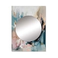 thumbnail image 2 of Designart "Delicate Brushstrokes Abstract V" Abstract Mirror Wall Decor - Modern Cream Abstract Dining Room Wall Mirror Art - 40" x 30" Inch, 2 of 5