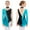 Light Blue, variant on Kids Girls Figure Ice Skating Dress Long Sleeve Shiny Rhinestone Mesh Spliced Gymnastics Ballet Leotard Dark Green 12