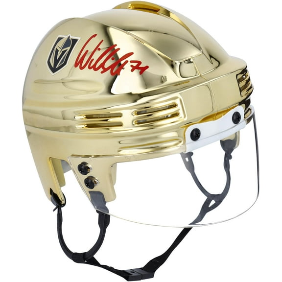 William Karlsson Vegas Golden Knights Autographed Gold Mini Helmet - Fanatics Authentic Certified