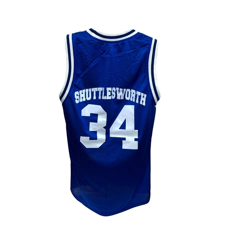 Replica Jesus Shuttlesworth #34 Lincoln Blue Basketball Jersey