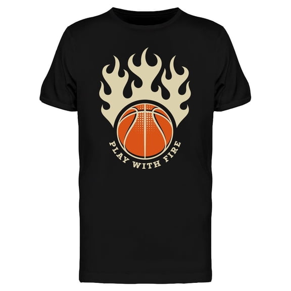 Basketball Play With Fire Tee Men's -Image by Shutterstock