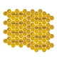 thumbnail image 2 of 30 piezas de pegatinas de pared de espejo hexagonal 3D de acrílico Oro 46x40x23mm, 2 of 9
