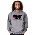 thumbnail image 3 of Glory to God Jesus Christ Faithful Hoodie Sweatshirt Women Men Brisco Brands S, 3 of 6