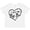 AA-White, variant on Inktastic I Love My Big Bro in Black Chalk Heart Boys or Girls Toddler T-Shirt