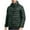 Army Green Jacket for Men, variant on Men's Packable Hooded Puffer Jacket Lightweight Quilted Warm Insulated Coat for Winter Travel & Casual Wear Gray XXL