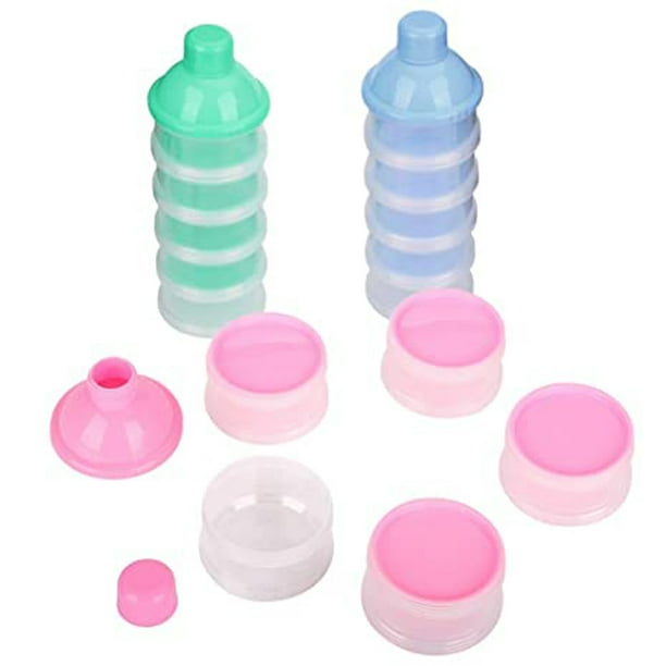 3PCS Portable Newborn Baby Milk Powder Dispenser Baby Feeding Travel Bottle  5 Layers Storage Container - Walmart Business Supplies