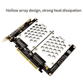 thumbnail image 1 of PH46-2 Dual-Disk SFF8639 U.2 NVME and SATA 2.5-Inch Hard Drive to PCIE4.0 Split Card, 1 of 7