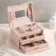 thumbnail image 5 of Caja de almacenamiento de joyas de moda de gran capacidad Caja de joyería de cuero PU Caja de almacenamiento de joyas de cuero europeo y americano, 5 of 6